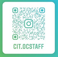 QRコードの読み取りが難しい場合は【CIT.OCSTAFF】で検索してください。